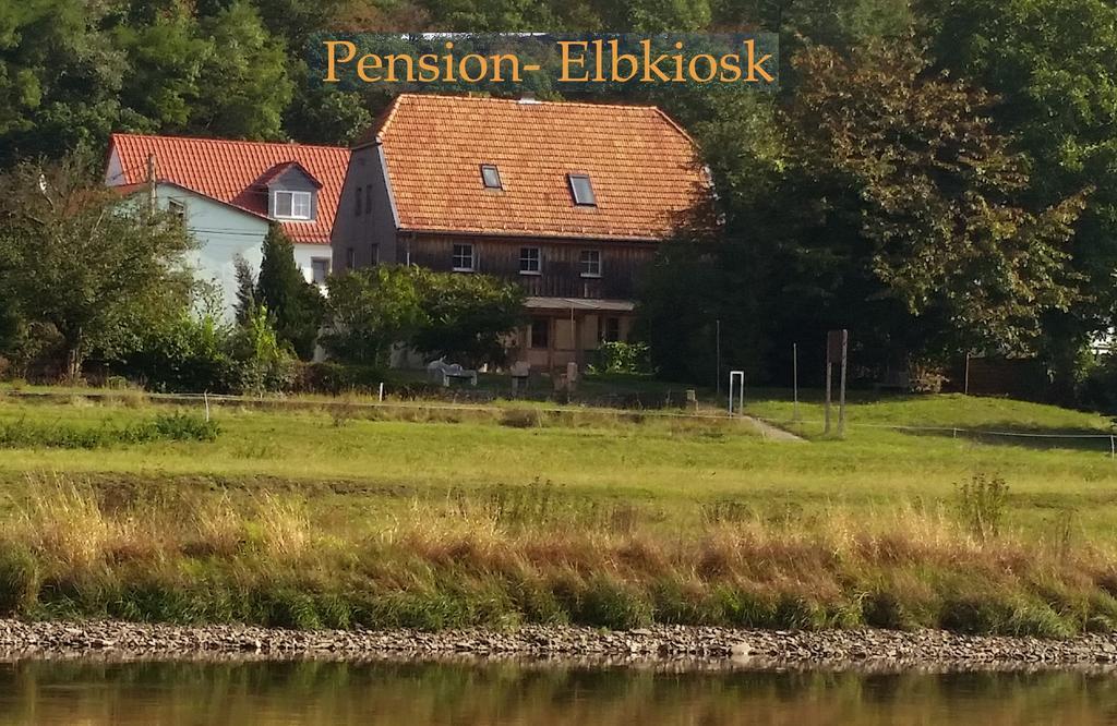 Pension Elbkiosk Kleinzadel المظهر الخارجي الصورة